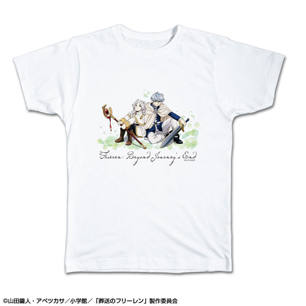 TVアニメ「葬送のフリーレン」 Tシャツ Lサイズ デザイン01(フリーレン＆ヒンメル)[ライセンスエージェント]