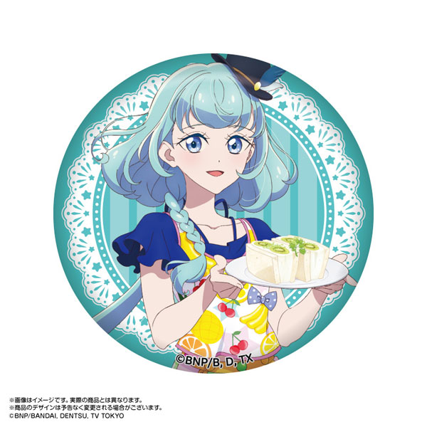 アイカツフレンズ！ 描きおろし缶バッジ アリシアシャーロット ※アイ 