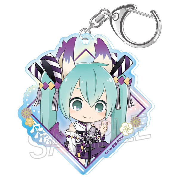 初音ミク ボーカロイド アクリル キーホルダー 6個 公式 海外限定 - その他