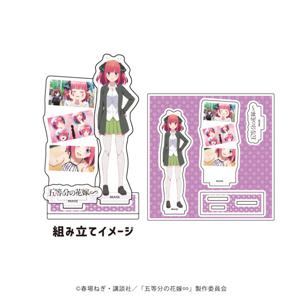 アクリルフィギュアプレート「五等分の花嫁∽」02/二乃(公式イラスト)[A3]《在庫切れ》