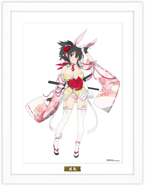 閃乱カグラ 描き下ろし複製原画 和風バニー 雪泉