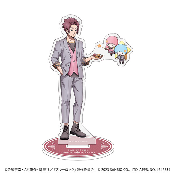 キャラアクリルフィギュア『ブルーロック』×サンリオキャラクターズ 28 