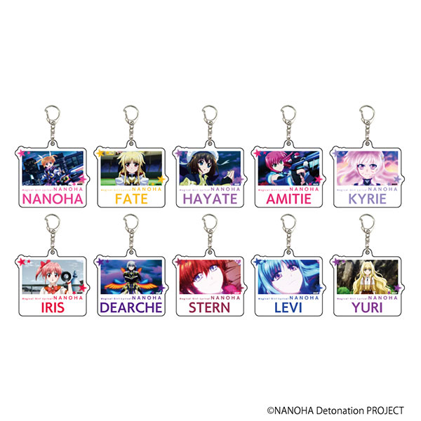 キーホルダー　【BOX】アクリルキーホルダー 魔法少女リリカルなのは Detonation 07.場面写イラスト アクリルキーホルダー「魔法少女リリカルなのは Detonation」07