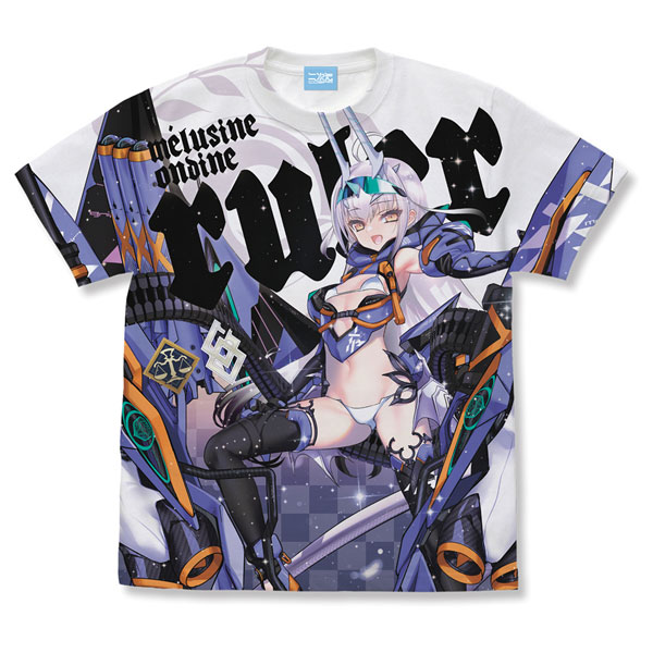 Fate/Grand Order ルーラー/メリュジーヌ・オンディーヌ フルグラフィックTシャツ/WHITE-M[コスパ]