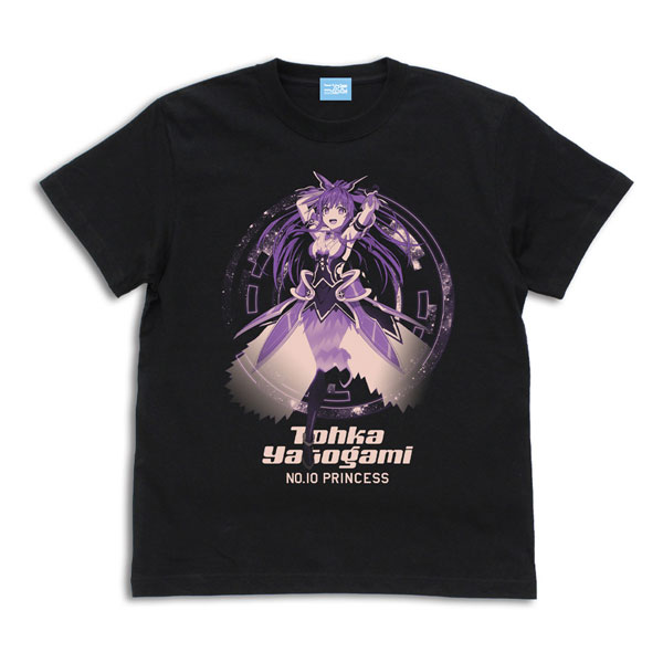 デート・ア・ライブIV 夜刀神十香 Tシャツ 顕現Ver./BLACK-XL[コスパ]