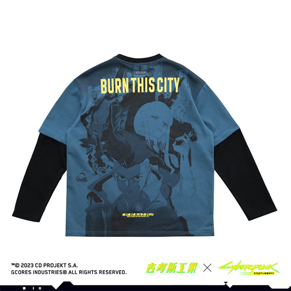GCORES Industries×サイバーパンク エッジランナーズ ロングスリーブ T 