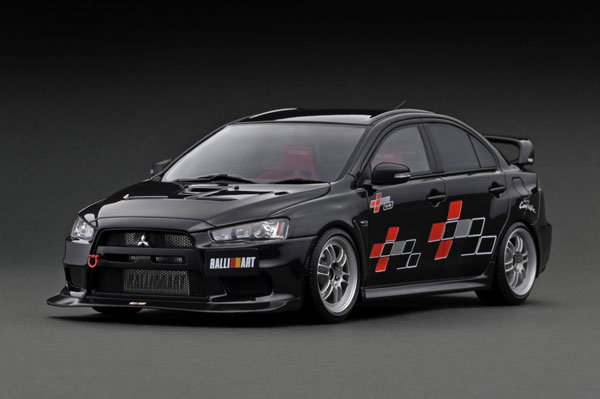 1/18 Mitsubishi Lancer Evolution X (CZ4A) Black Metallic
