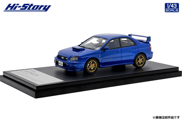 1/43 SUBARU IMPREZA WRX STi (2002) WRブルー・マイカ[ハイストーリー