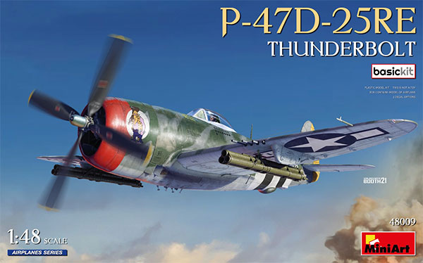 1/48 P-47D-25RE サンダーボルト ベーシックキット プラモデル[ミニ