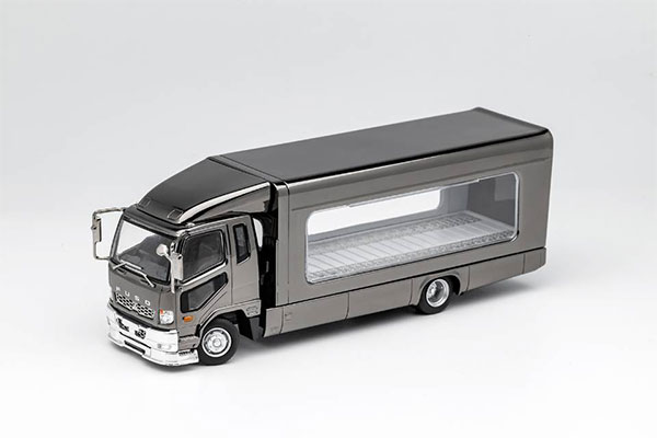 1/64 三菱FUSOトラック アウトリガーライズトラック ブラック