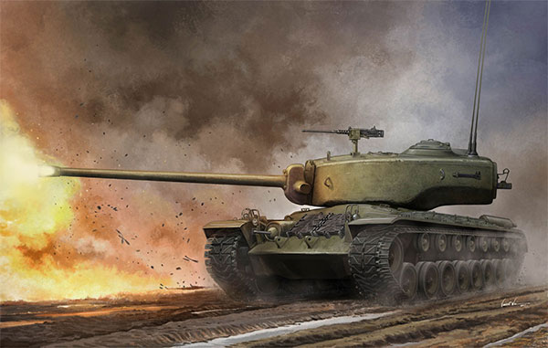 1/35 ファイティングヴィークル アメリカ重戦車 T34 プラモデル