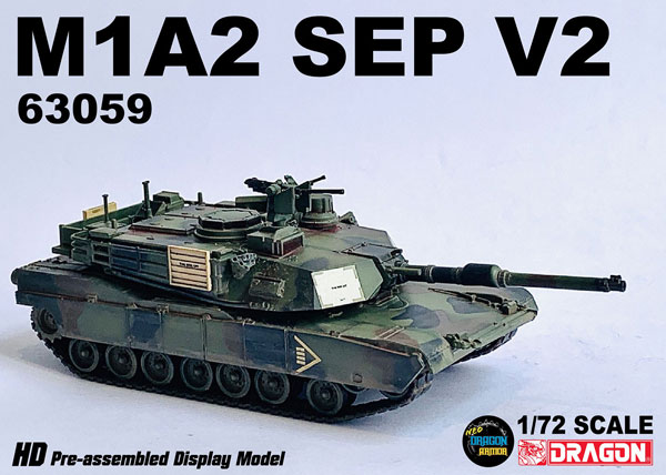 1/72 アメリカ軍 M1A2エイブラムスSEP V2 第1騎兵師団 第5騎兵連隊  第2大隊(NATO迷彩・ドイツ駐留部隊)完成品[ドラゴンモデル]《在庫切れ》