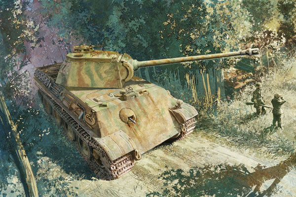 1/35 WW.II ドイツ軍 パンターG型 初期生産型 第26装甲連隊 イタリア