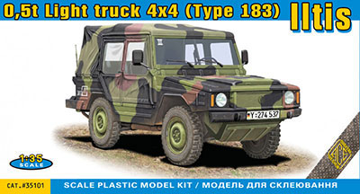 1/35 独・イティルス四輪駆動小型軍用車(Type183) プラモデル[ACE]《在庫切れ》