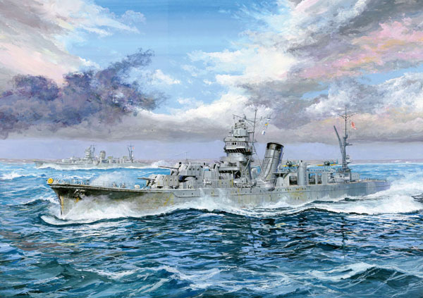 1/700 帝国海軍シリーズ No.49 日本海軍軽巡洋艦 能代 フルハルモデル プラモデル[フジミ模型]《在庫切れ》
