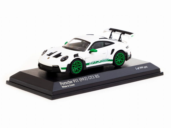 1/64 Porsche 911 (992) GT3 RS White / Green[Tarmac Works]
