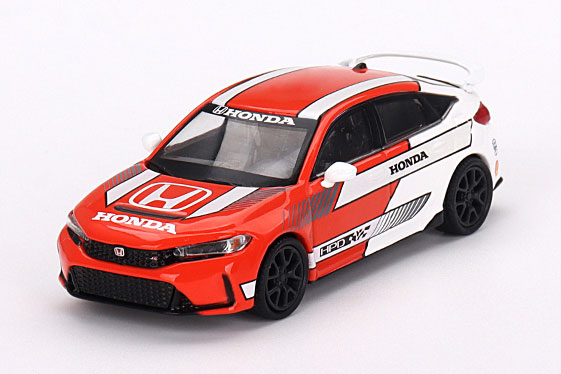 1/64 Honda シビック Type R 2023 #1 ペースカー レッド(左ハンドル)[MINI GT]