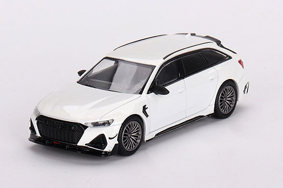 1/64 アウディ ABT RS6-R グレイシアホワイトメタリック(右ハンドル)[MINI GT]