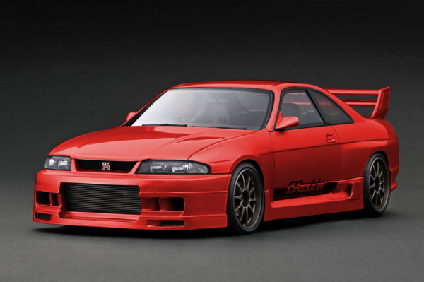 1/18 GReddy GT-R (BCNR33) Red Metallic[イグニッションモデル]【送料