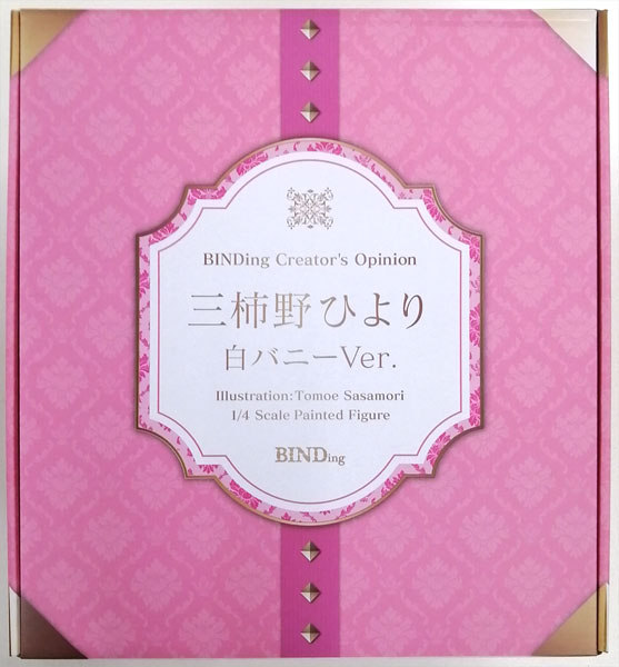 【中古】BINDing クリエイターズ オピニオン 三柿野ひより 白バニーVer. 1/4 完成品フィギュア (ネイティブオンラインショップ、FANZA限定)[BINDing]