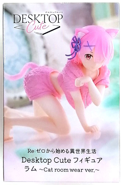 【中古】Re：ゼロから始める異世界生活 Desktop Cute フィギュア ラム～Cat room wear ver.～ (プライズ)[タイトー]