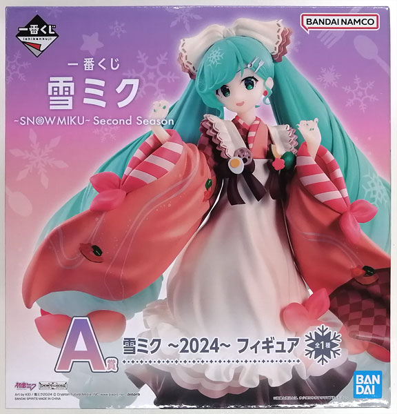 【中古】一番くじ 雪ミク ～SNOW MIKU～ Second Season A賞 雪ミク ～2024～ フィギュア (プライズ)[BANDAI SPIRITS]