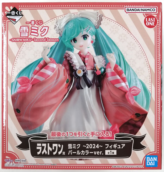 【中古】一番くじ 雪ミク ～SNOW MIKU～ Second Season ラストワン賞 雪ミク ～2024～ フィギュア パールカラーver. (プライズ)[BANDAI SPIRITS]