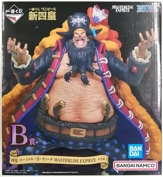 【中古】一番くじ ワンピース 新四皇 B賞 四皇 マーシャル・D・ティーチ MASTERLISE EXPIECE (プライズ)[BANDAI SPIRITS]