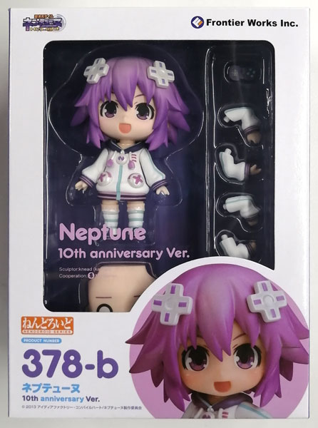 【中古】ねんどろいど ネプテューヌ 10th anniversary Ver. (BD 特別総集編「超次元ゲイム ネプテューヌ Hi☆Light」前編 同梱品)[フロンティアワークス]