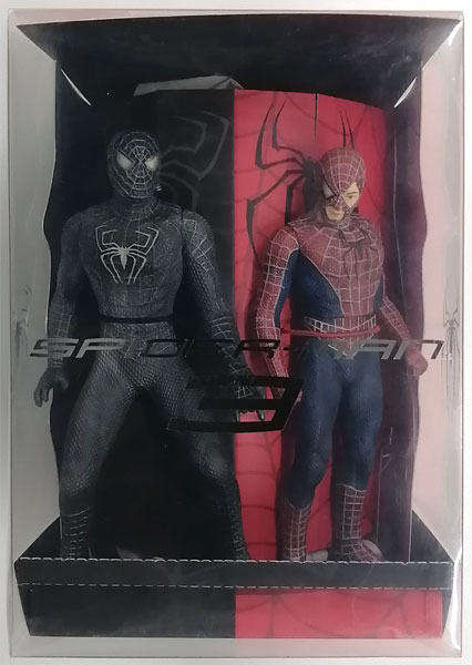 ソフビ魂 スパイダーマン＆ブラックスパイダーマン (スパイダーマン3