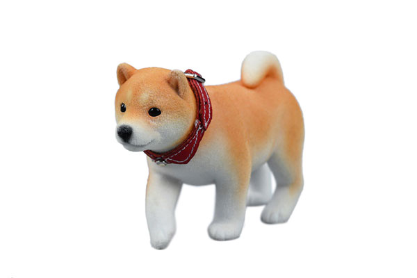 スモール フロッキング 柴犬 E3[JXKスタジオ]《在庫切れ》