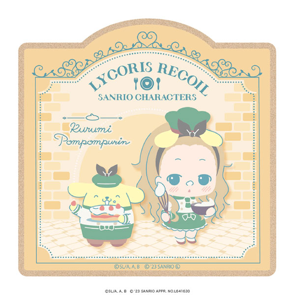 リコリス・リコイル×サンリオキャラクターズ ウッドコースター