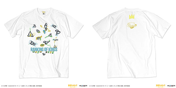 TVアニメ「王様ランキング 勇気の宝箱」シーンイラストTシャツ1 ホワイト XXL[AIR TWOKYO]