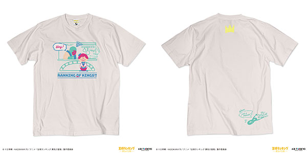 TVアニメ「王様ランキング 勇気の宝箱」シーンイラストTシャツ2 バニラホワイト L[AIR TWOKYO]