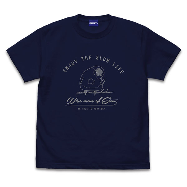 「佐々木とピーちゃん」 ピーちゃん Tシャツ/NAVY-L[コスパ]