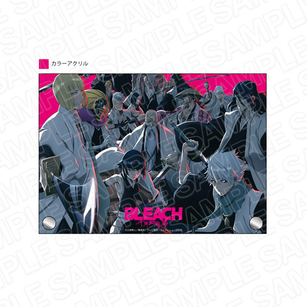 BLEACH 千年血戦篇 JF 2枚重ね カラーアクリルアート 護廷十三隊 TVアニメ「BLEACH 千年血戦篇」 2枚重ねカラーアクリルアート 護廷十三