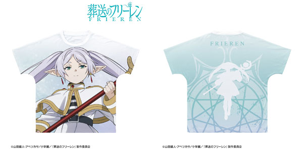 『葬送のフリーレン』 フリーレン フルグラフィックTシャツ ユニセックス L[アルマビアンカ]《在庫切れ》