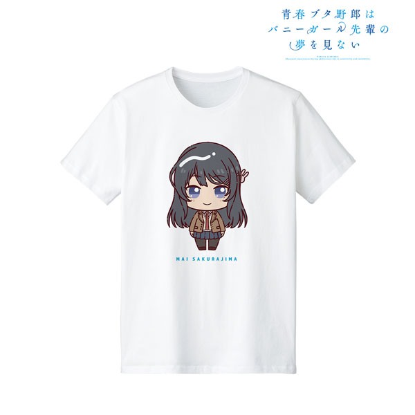 青春ブタ野郎はバニーガール先輩の夢を見ない 桜島麻衣 ちょこんと！ Tシャツ レディース S[アルマビアンカ]《在庫切れ》