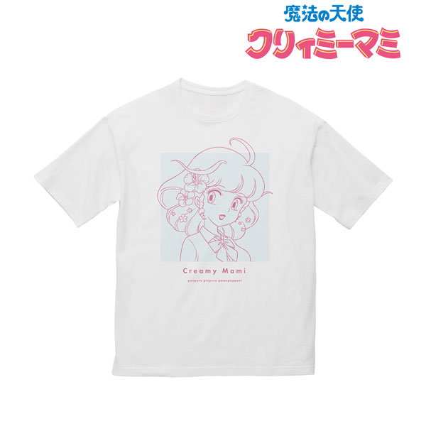 魔法の天使クリィミーマミ 描き下ろし 平成 時代ファッションver. BIGシルエットTシャツ ユニセックス XL[アルマビアンカ]《在庫切れ》