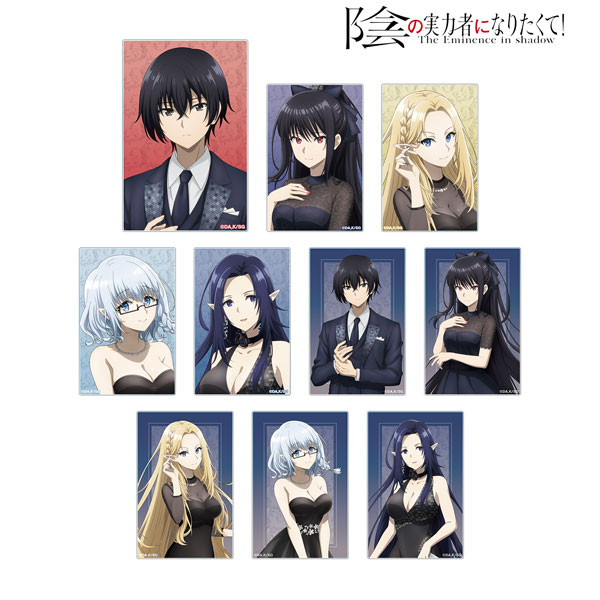 陰の実力者になりたくて！ 描き下ろし パーティードレスコードver. トレーディングアクリルカード 10個入りBOX[アルマビアンカ]《在庫切れ》