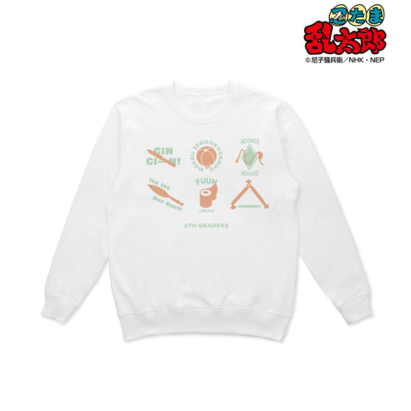 忍たま乱太郎 六年生 モチーフトレーナー レディース XL[アルマビアンカ]《在庫切れ》