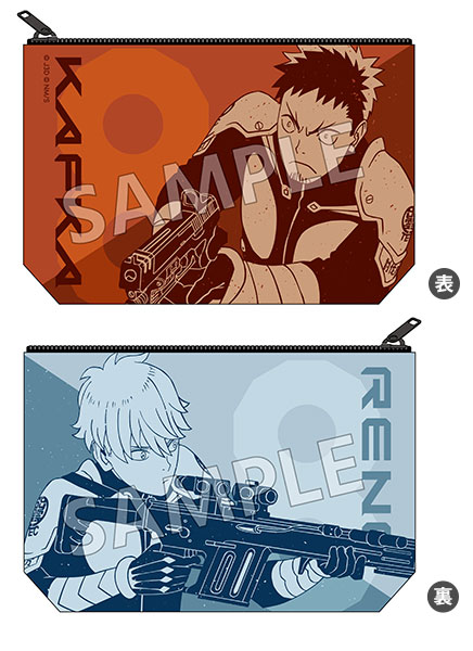 怪獣8号 オーロラ缶バッジ 未開封 特典 鳴海 レノ カフカ x11 怪獣8号 -