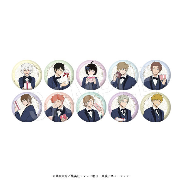 ワールドトリガー トレーディングマット缶バッジ 『Present for you