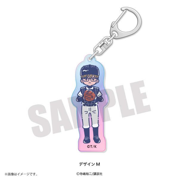 ダイヤのA act II」 れとぽぷ オーロラアクリルキーホルダー M