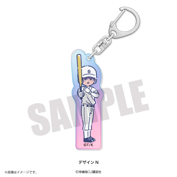 「ダイヤのA act II」 れとぽぷ オーロラアクリルキーホルダー N 美馬総一郎[プレイフルマインドカンパニー]《在庫切れ》