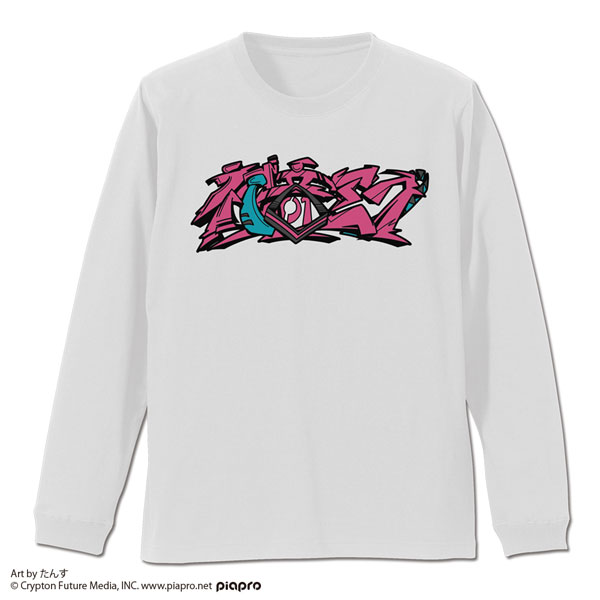 初音ミク 袖リブロングスリーブTシャツ たんす Ver./WHITE-S（再販）[コスパ]《発売済・在庫品》