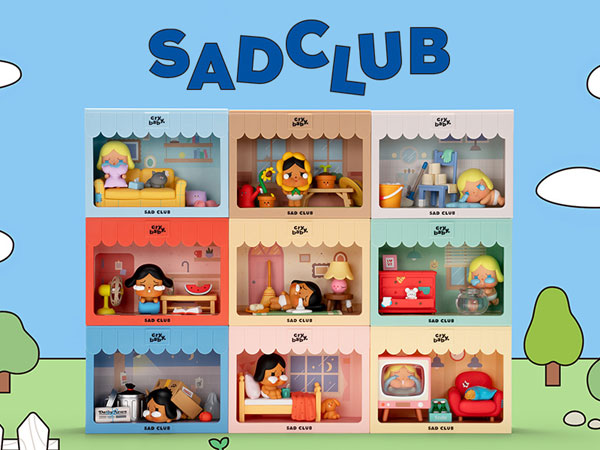 CRYBABY Sad Club シリーズ シーンセット 8個入りBOX[POPMART]《在庫切れ》