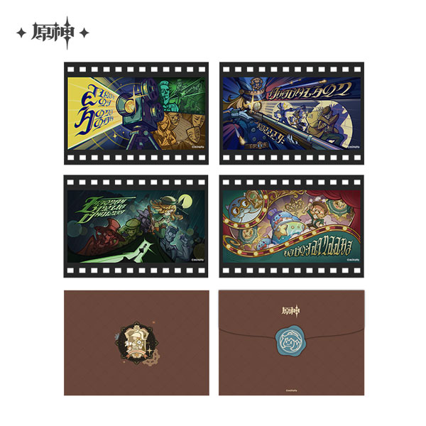 原神 2023リアルイベントシリーズ フィルム風クリアカード封筒セット 薔薇と銃士[miHoYo]
