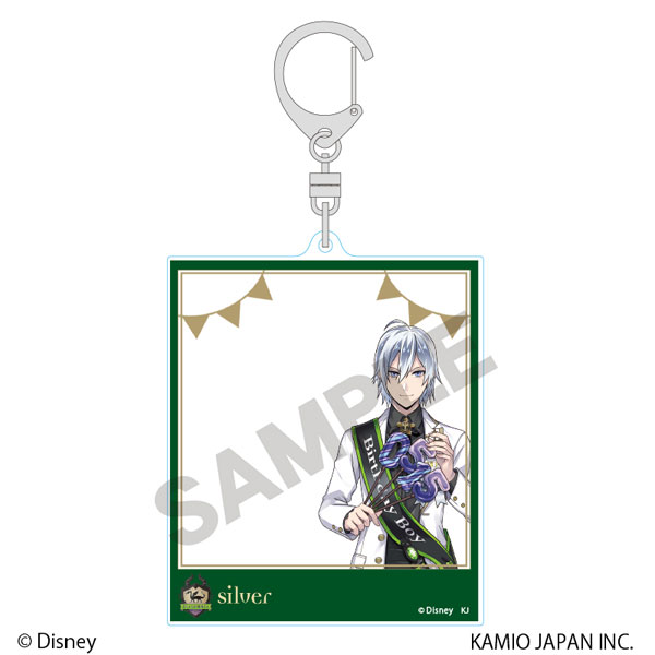 ディズニー ツイステッドワンダーランド フレームアクリルキーホルダー シルバー おめかしバースデー[カミオジャパン]《在庫切れ》