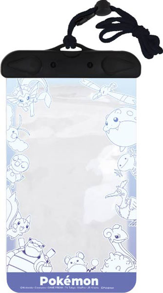 ポケットモンスター 防水ポーチ ブルー[グルマンディーズ]